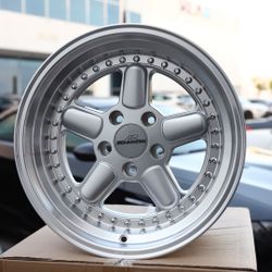 Staggered 17x9 & 17x10 ET30 5x120 SML Wheels CB74.1 70mm Caps Fits BMW E39 5 Series OEM Fit