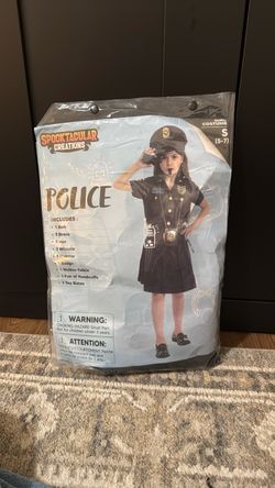 Spooktacular Creations Girls Police Costume Size S (5-7)