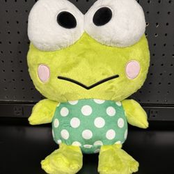 Sanrio Keroppi Dot 12" Plush Stuffed Animal Plushie Toy Kawaii