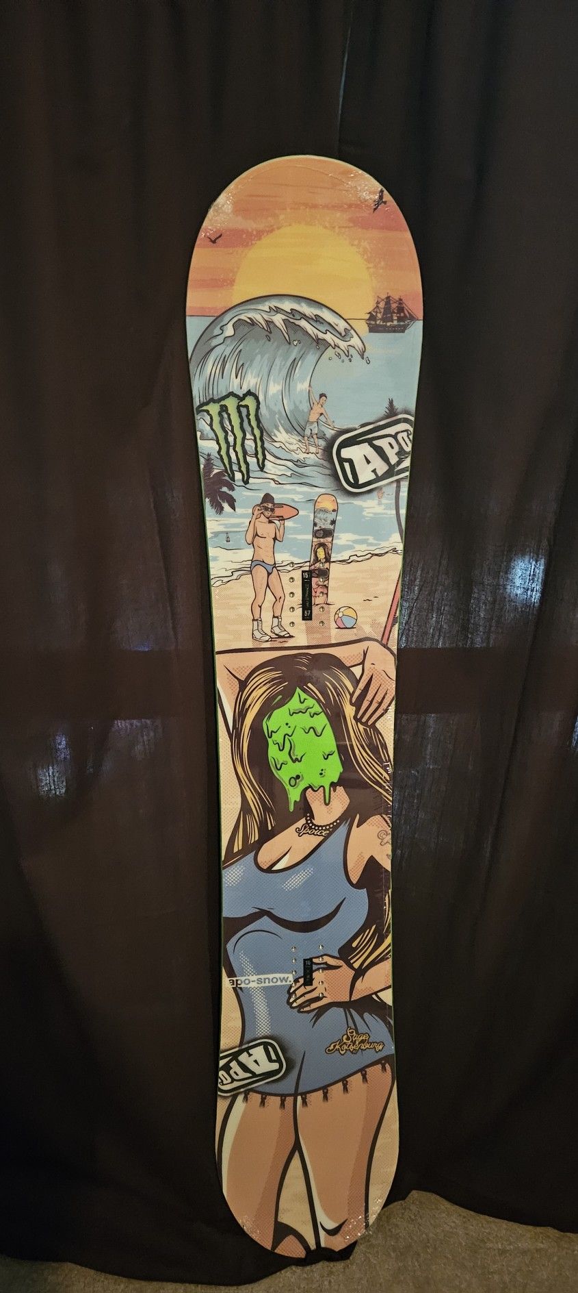 Snowboard Sage Kotsenburg pro model, Apo Iconic 157 cm, Monster limited edition