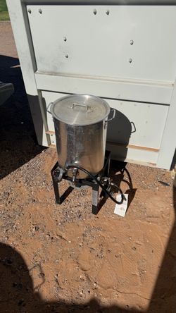 Stainless Steel Turkey Fryer with Propane Burner