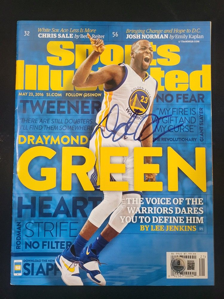 Draymond Green signed Sports Illustrated