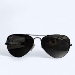 Ray Ban ORB3025 Aviator Large Metal Total Black