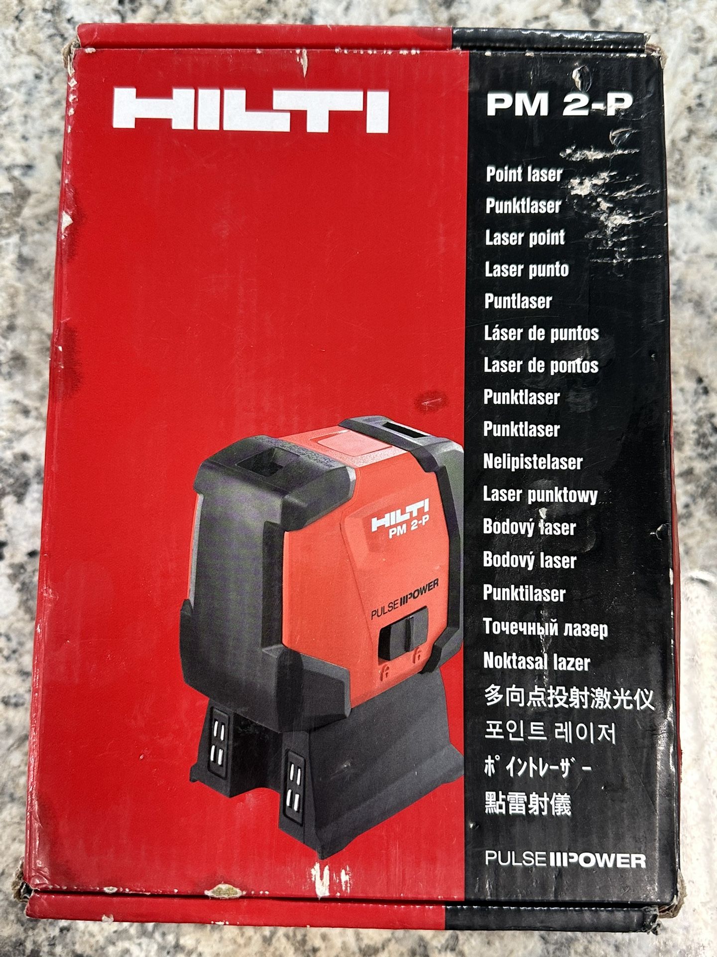 Hilti PM 2-P Laser Level 33 ft. PM 2-Point Red Plumb Laser