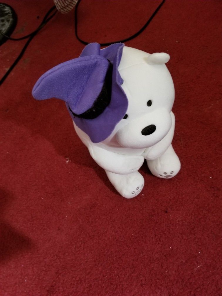 We Bare Bears Ice Bear With Witch Hat Plush