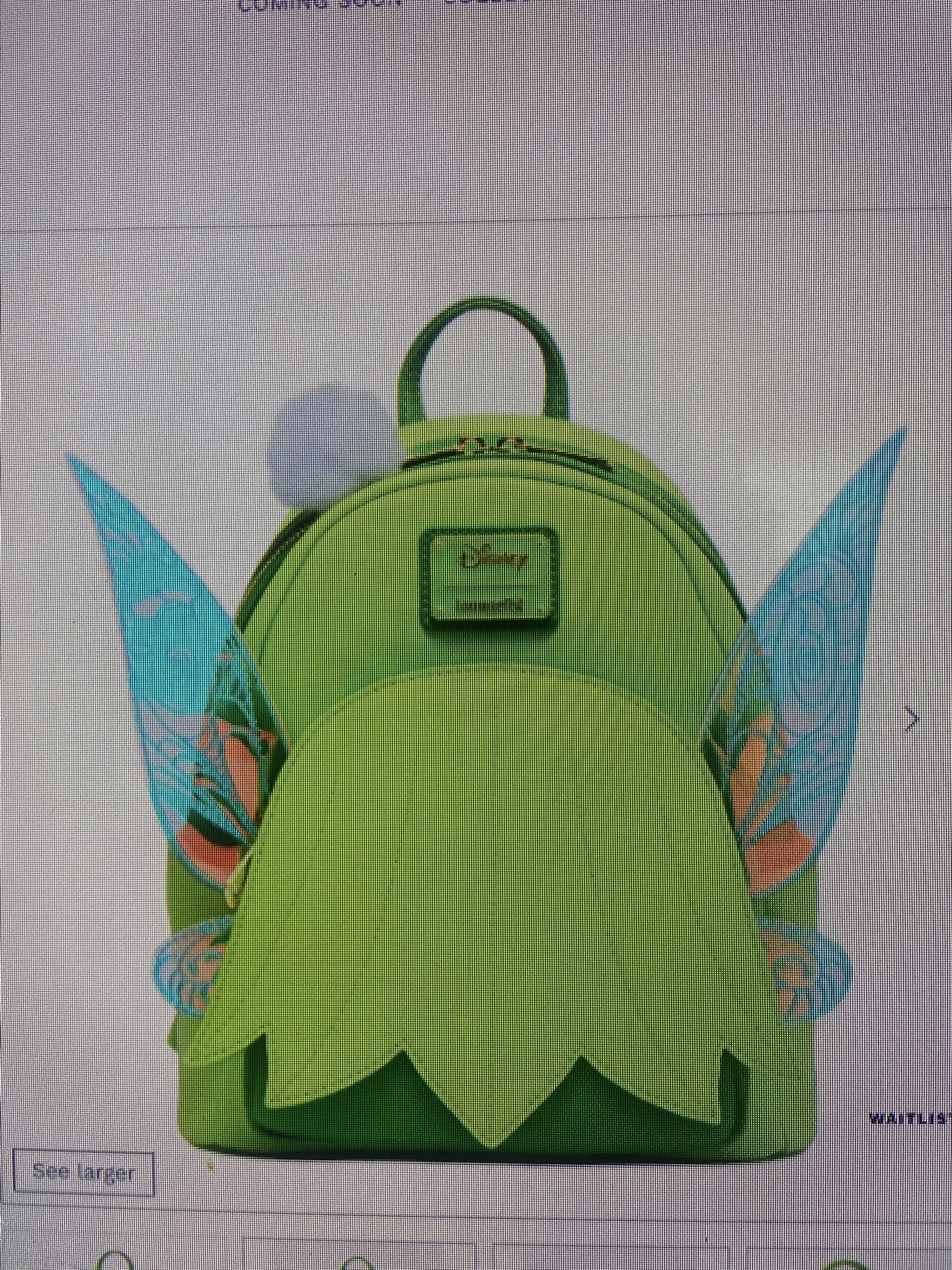 Loungefly Disney Peter Pan Tinker Bell Figural Mini Backpack