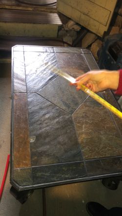 Large Tile Top Coffee Table
