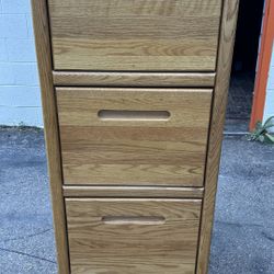 vintage wooden file cabinet 4 drawers tall chest W20”*D24”*H59”no key(address in description)