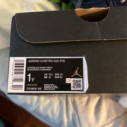 Jordan 13 Retro KSA (ps)  Youth 1Y 