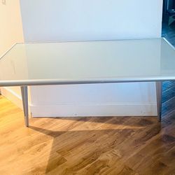 Glass Top Desk Or Table 