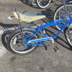 Schwinn 20”Stingray Blue Pink. Cinco de Mayo we can sell stop by this weekend. Will be open Saturday and Sunday. Regular price is 299 on sale sale for