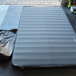 Like New King Camp Full Size Self inflating Sleeping Pad With memory Foam