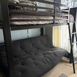 Bunk bed futton and chair