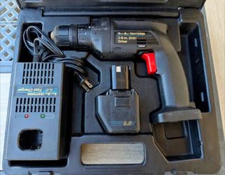 Sears Best / CRAFTSMAN 9.6v Cordless 3/8s Drill/Driver (Vintage) BATTERY DOES NOT WORK • Hand Tools, Workshop Tools, Cordless Drills, Workshop Equipm
