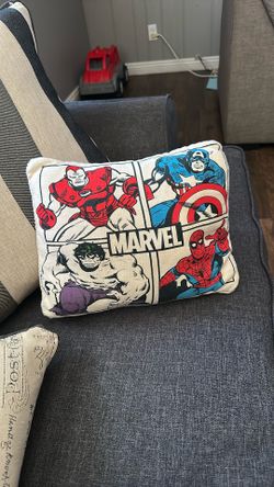 Hand Made Marvel Baby Pillow  $40