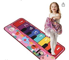 Floor Piano Mat 32" Kids Piano Mat Keyboard Play Mat