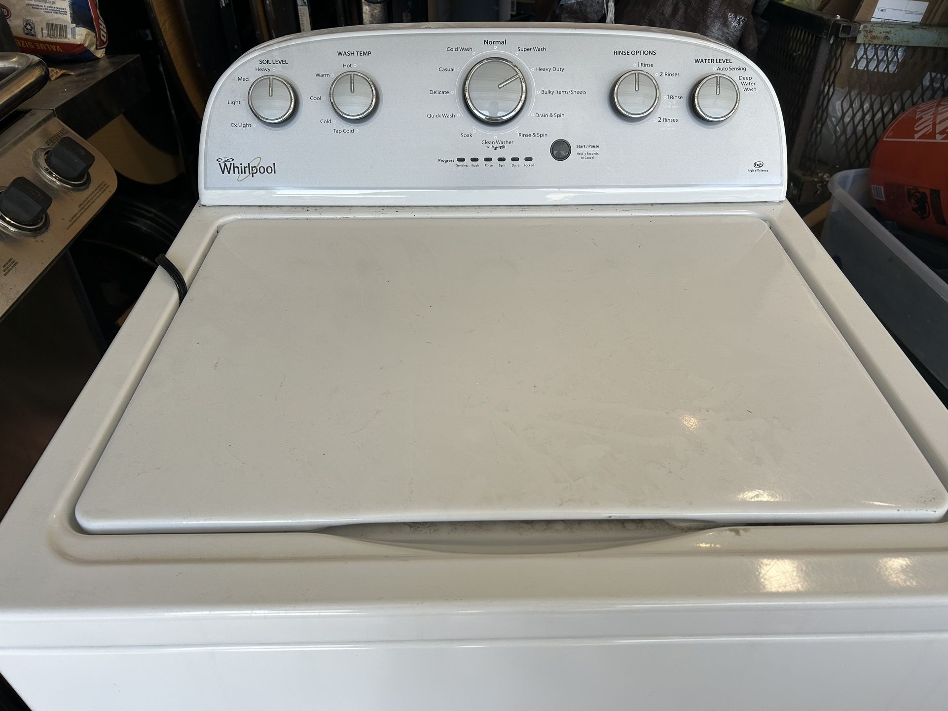 Washer and dryer