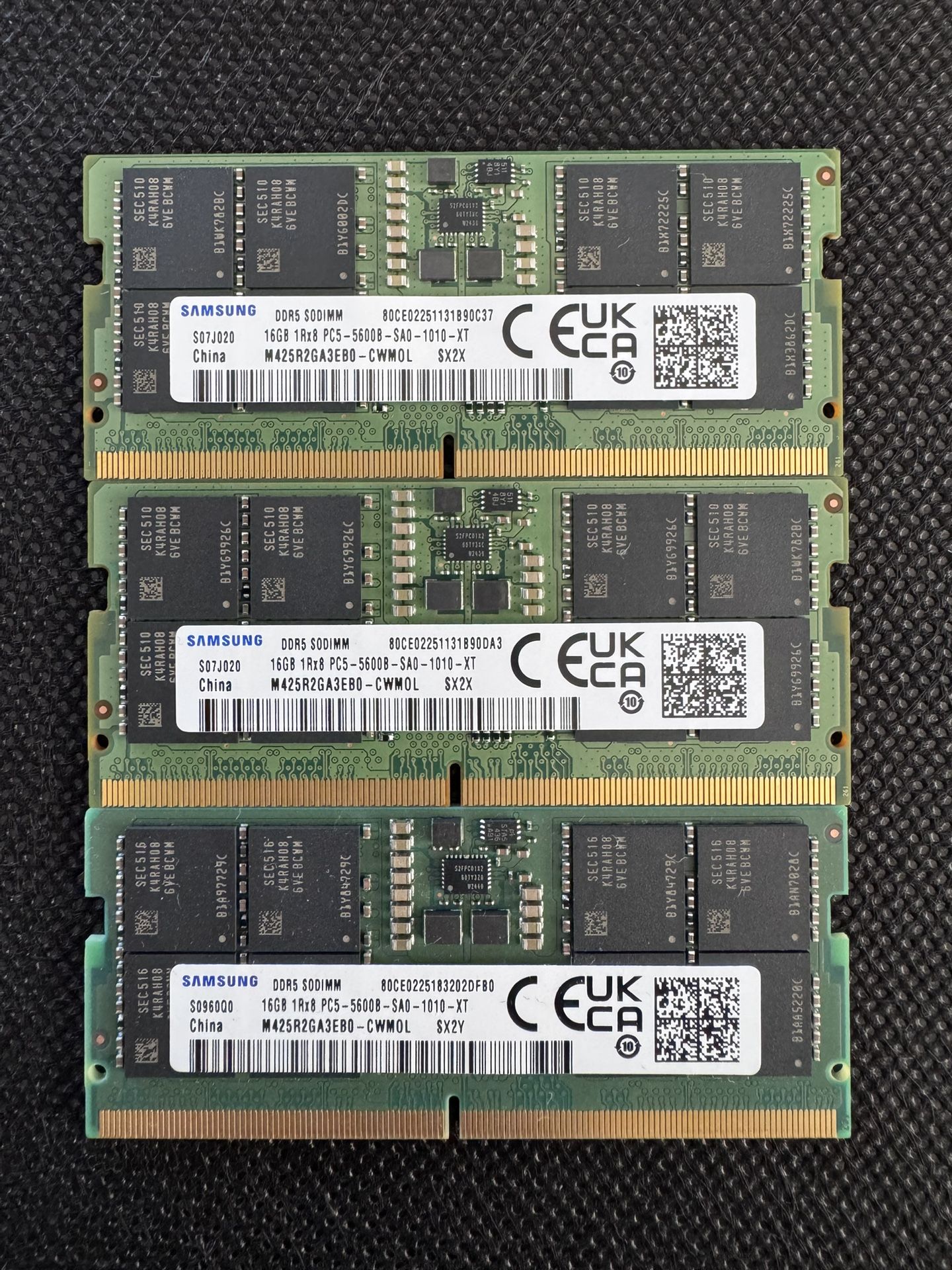 Laptop RAM - Samsung SO-DIMM DDR5 5600