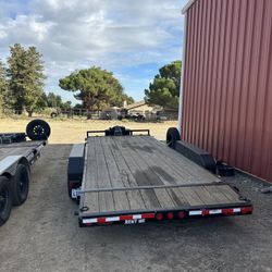 2023 20Ft Car Hauler with winch, straps, ramps, spare, etc