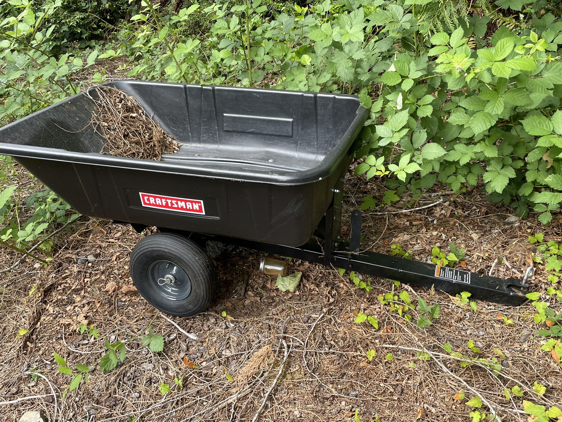 Craftsman Tow Behind Utility Dump Cart