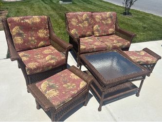 Solid Wicker Patio Furniture