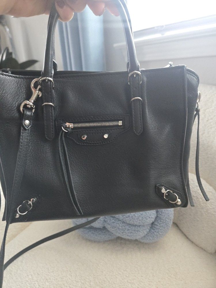 Balenciaga Papier leather mini handbag
