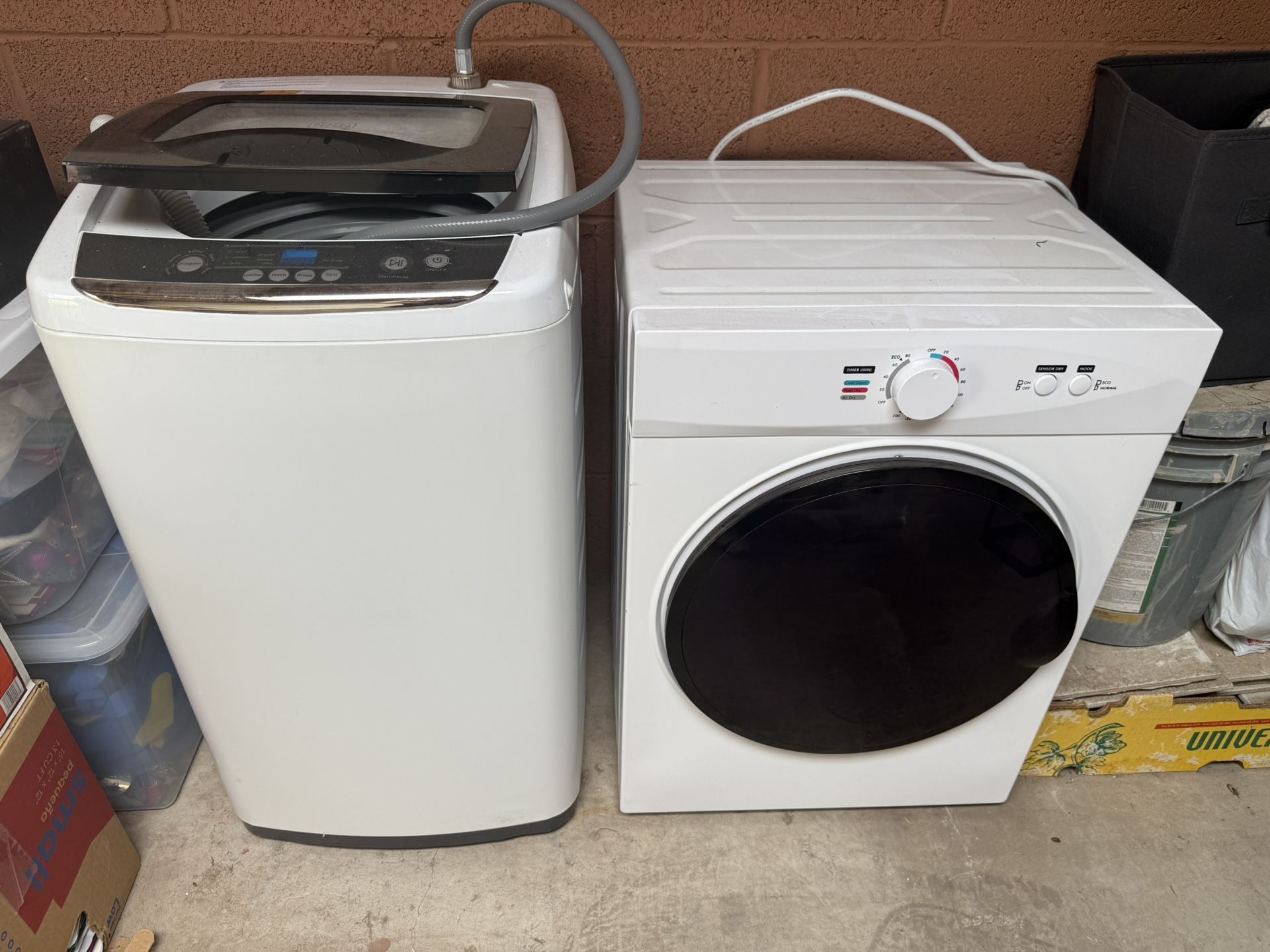 Black & Decker Portable Washer and Merax portable Dryer