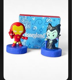 Disneyland Resort Iron Man & Maleficent Mini Figures