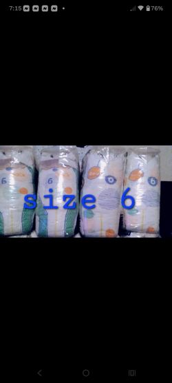 Diapers size 6 100count