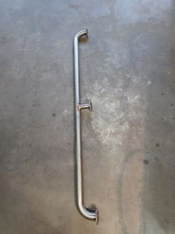 Stainless steel grab bar 51in