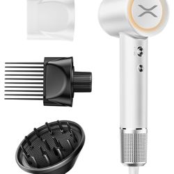 Hair Dryer,150000 RPM High-Speed Blow Dryer 500 Millions Negative Ionic Care Hair Dryer for Fast Drying, 51dB Low Noise Thermo-Control Hairdryer Nozzl