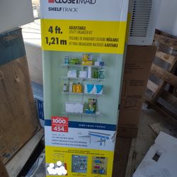 Closetmaid Multi-Purpose Four-Shelf Wire Organizing Kit, White

