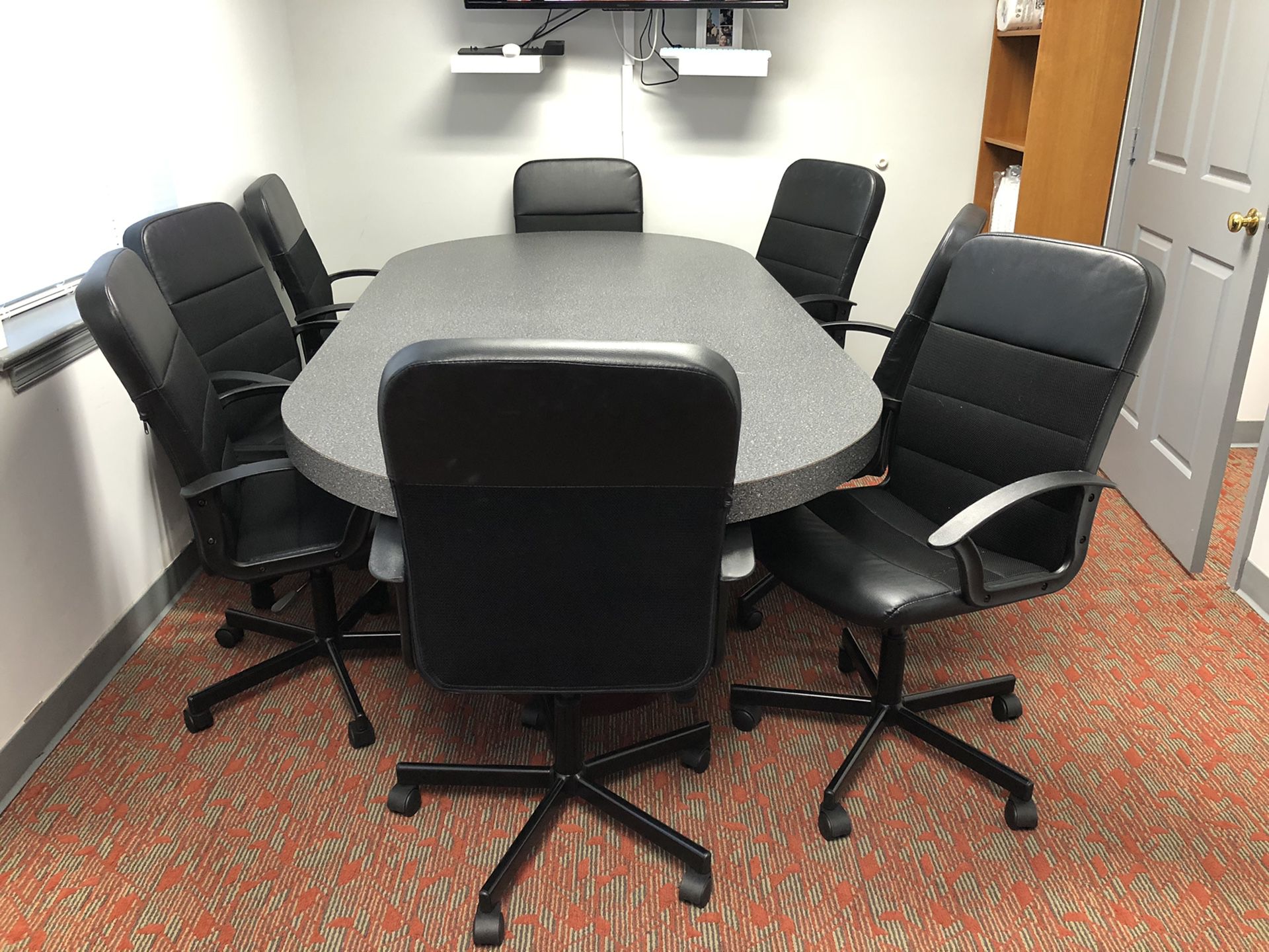 Conference Table and 8 Chairs