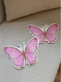 Pink Butterfly Napkins – Fairy Birthday Party (19un)