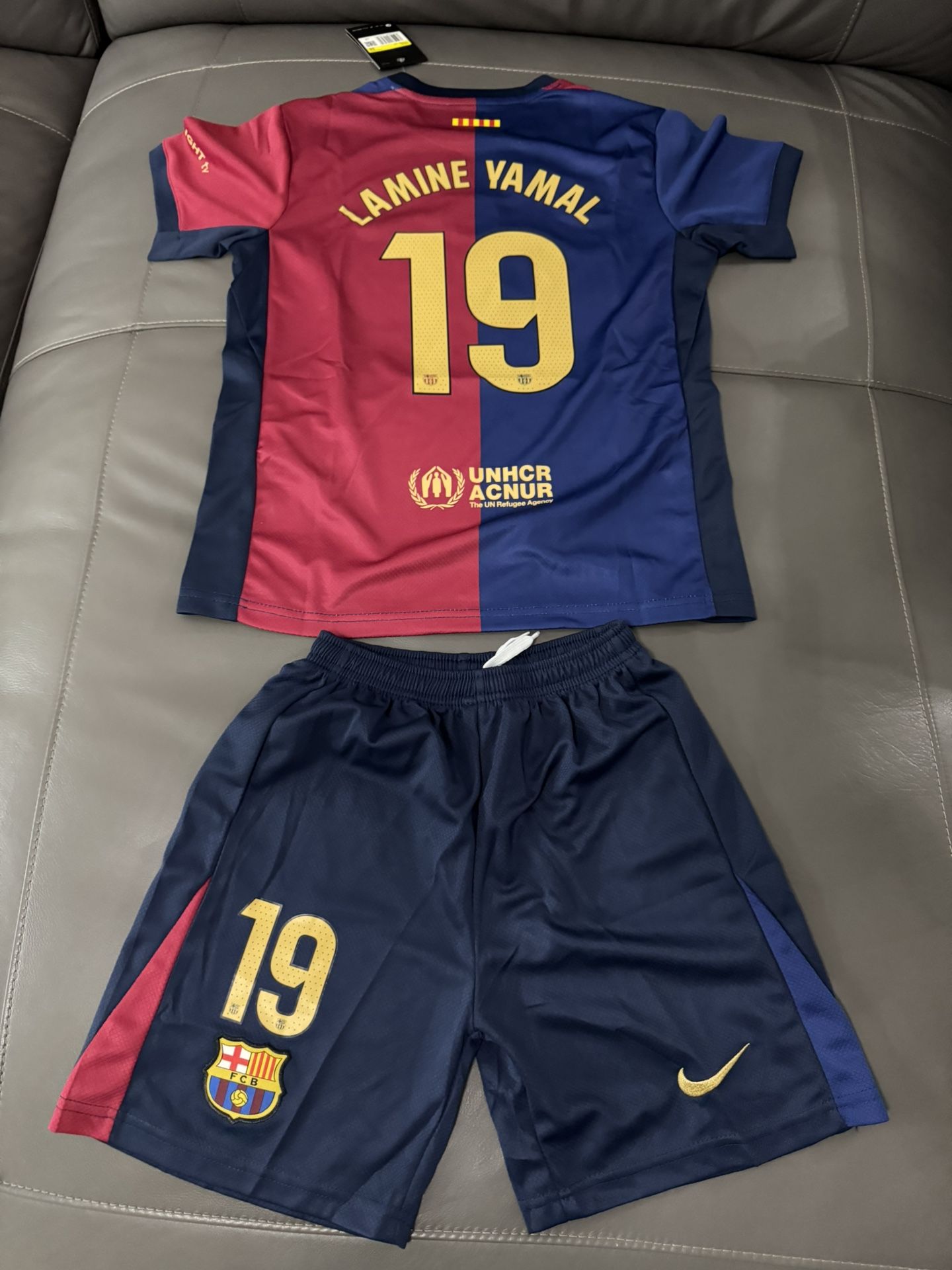 Barcelona Home Football Shirt And Shorts 