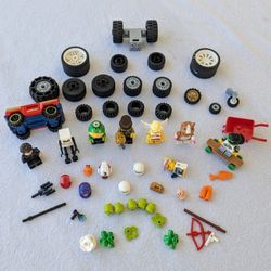 LEGO Minifigures(7) Wheels & Odd Pieces - Lego Accessories & Tires • Legos, Lego Figures & Wheel Lot, Kids Toys, Toys & Hobbies, Building Blocks, Toyz