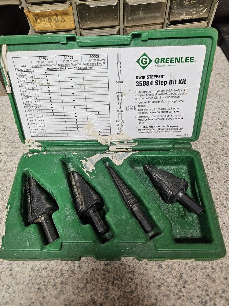 Greenlee Step Bit Kit