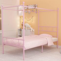 Twin Canopy Bed 