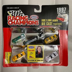 racing champions Mini Cars 1/144 five replica set nhra 1997 edition cristen powell