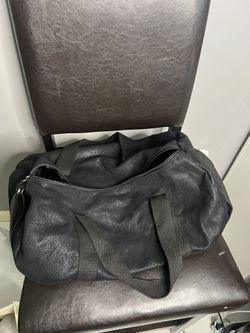 Sparkly Black Duffle Bag 