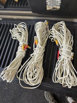 Three 60ft Vidoe Camera Bnc Cables