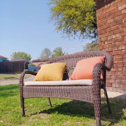Patio garden bench