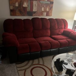 Couch and Reclining  Rocking Chair