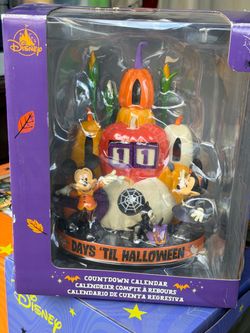 Disney Halloween Countdown Calendar Figurine