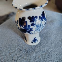 Delft Ware Porcelain Vase