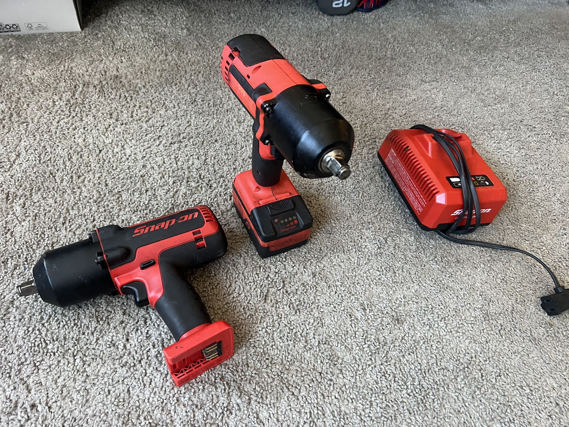 Snap On Power Tools With Battery And Charger