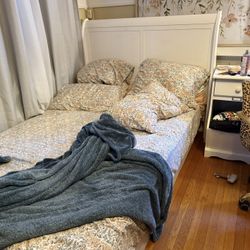 Queen Bed Mattress And Frame For Sell!
