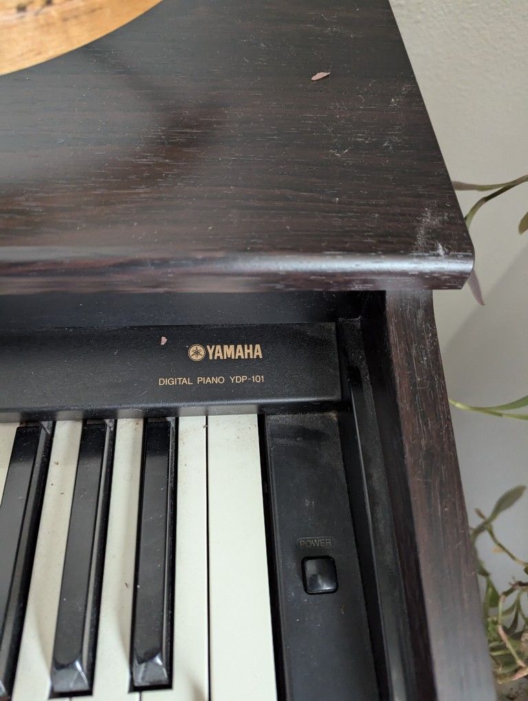 yamaha digital piano is in great shape.