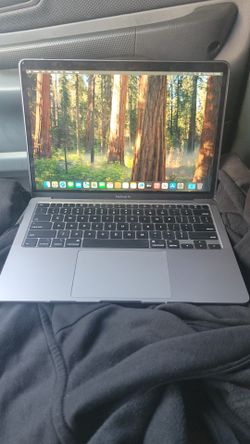 MacBook Air 2020 with charger