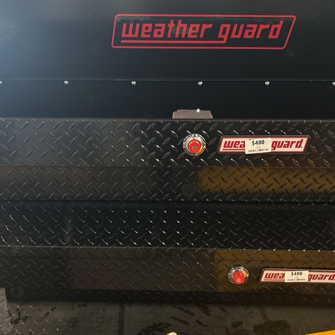 Weather Guard 56 In Gloss Black Truck Box 